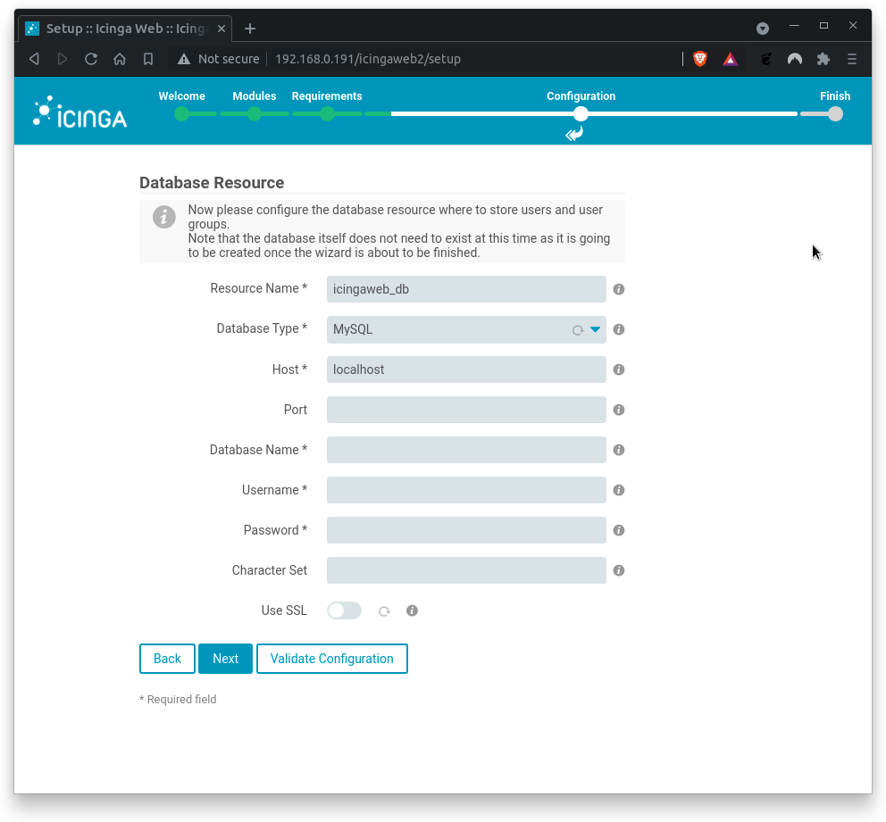 Icinga Web 2 Wizard
