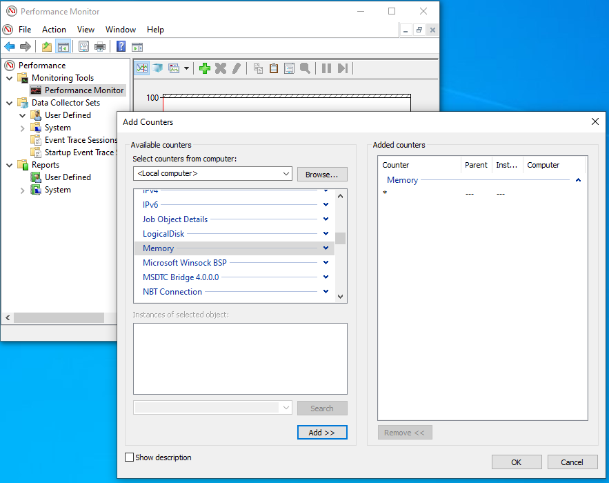 Windows Performance Monitor